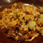 くいしんぼー山中 - ガーリックライス！
      お肉ゴロゴロしてました(笑)