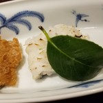 馳走 啐啄一十  - (02)鱧の炭火焼き落とし
      (03)鱧の山椒煮