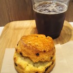 プレッセ シブヤ デリ マーケット - カレンズスコーン&オーガニックアイスコーヒー