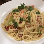 PASTA HOUSE ENI - 海老と長ネギのペペロンチーノ