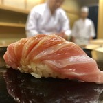 日本橋蛎殻町 すぎた - 2019.7.  大トロ