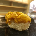 日本橋蛎殻町 すぎた - 2019.7.  馬糞海胆