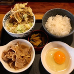 久兵衛屋 - 豚肉朝食410円