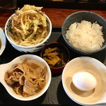 久兵衛屋 - 豚肉朝食410円