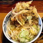 久兵衛屋 - 豚肉朝食410円、全薬味投入