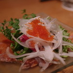 GINZA 我歩 - 鮭のカルパッチョ