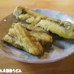 手打うどん 松屋 - 天ぷら