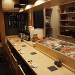 Sushi Senki - 店内（カウンター席）