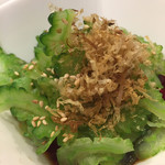 かつぎや - 旬のメニューからもう一品　ゴーヤのおひたしで口の中さっぱり