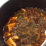 かつぎや - 5辛です　麻婆豆腐です　もちろん辛いですが美味しいんです