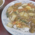 San kouen - 中華丼￥８４０＠’１１．１２．下旬
