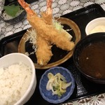 エビフライと定食 うおのぶ食堂 - 