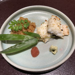 馳走 啐啄一十  - ○愛媛伊予灘平田水産の鱧の炭火焼落としと鱧の山椒焼き
      →鱧の炭火焼の素晴らしさと山椒焼の奥深さを体現する一皿！