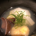 馳走 啐啄一十  - 虎魚水晶煮の滑らかさ、車海老真薯の味の濃さは驚異的。