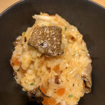 馳走 啐啄一十  - ○イタリア産夏トリュフご飯  いくら、蟹乗せの卵かけリゾットスタイル
      →糖尿病&痛風一直線！でも止められない！ひたすら歩くのみ！