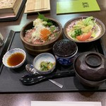 藍屋 - まぐろ二色丼御膳