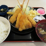 Kushikatsu Tanaka - 【上串カツ定食　９８０円】