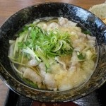 ふじひろ - 水菜のハリハリうどん　アップ