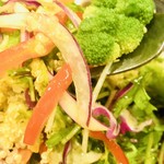 オーガニックハウス - ブロッコリー、紫キャベツ、紫玉ねぎ、パプリカ