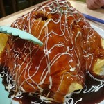 酒蔵十字屋 - 十字屋焼き。ボリュームっ！すごいっす！