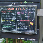MAQUILA TOKYO - 入り口黒板