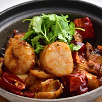海鮮と野菜の辛子煮火鍋