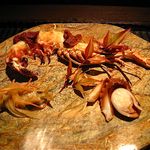 銀座 水野 - 手長海老 焼き雲丹のせ