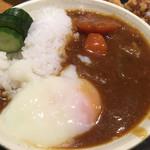 露菴 - ２巡目でマサカの早過ぎるカレー投入 笑