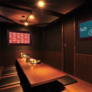 全室個室のプライベート感あふれるお店