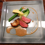 レストラン オネット - 鴨とフォワグラのロースト♬