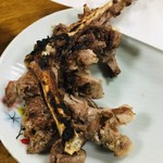 本家鳥好 - ☆骨付焼(塩) 弾力ある食感☆やっぱ私は親鳥派♪