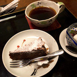 古材の森 - デザートまでお膳にのってきました。