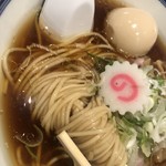 中華そば 竹むら - 麺の盛り付けがあまりにも美しい。