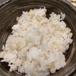 牛たん 若 - 麦飯