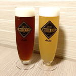 ブルワリーマーケット - 琥珀の時間  ￥680  /  香るヴァイツェン  ￥680