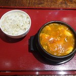 赤坂 おんがね  - ランチ①：スンドゥブ定食