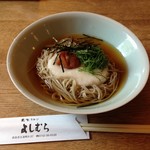 よしむら - 2019/5/3　梅とろろの冷たいそば