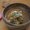 蕎や 月心 - 料理写真:まずはイワシのマリネ。おっ、丁寧な調理されてます。