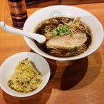 麺屋 六感堂 - 山椒ブラック＋チャコ飯