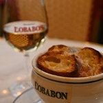 BRASSERIE L'OBABON - オニオングラタンスープ1200円