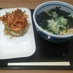 さかい庵 - 桜えびと野菜のかき揚げうどん