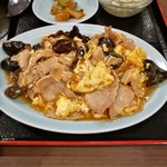 順香 - 豚肉と卵とキクラゲの炒め　アップ