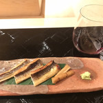 桜坂 加とう - 穴子と牛蒡 山葵添え