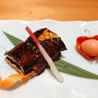 鮨隆 - 鰻と茄子のはさみ焼き