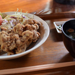 おおとり - 鶏ももから揚げ膳　１０００円