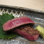 くろぎ - 牛肉炙り焼き