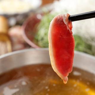 名物！鴨のしゃぶしゃぶ☆