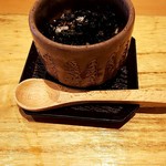 天ぷら たけうち - しらすと天草の海苔茶碗蒸し