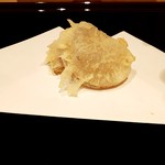 天ぷら たけうち - オイスターマッシュルーム