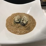 エミット フィッシュバー オイスター&グリル - 牡蠣とポルチーニ茸のリゾット